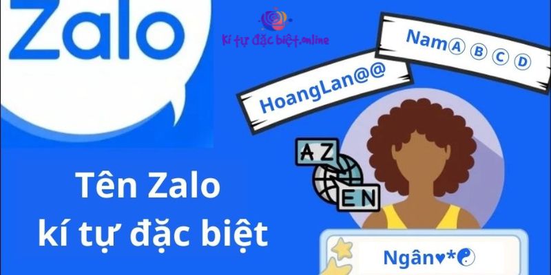 kí tự đặc biệt Zalo